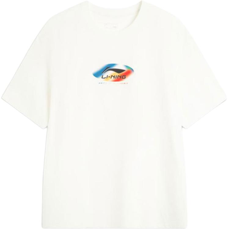 

LINING Футболка унисекс белая, Белый, LINING Футболка унисекс белая