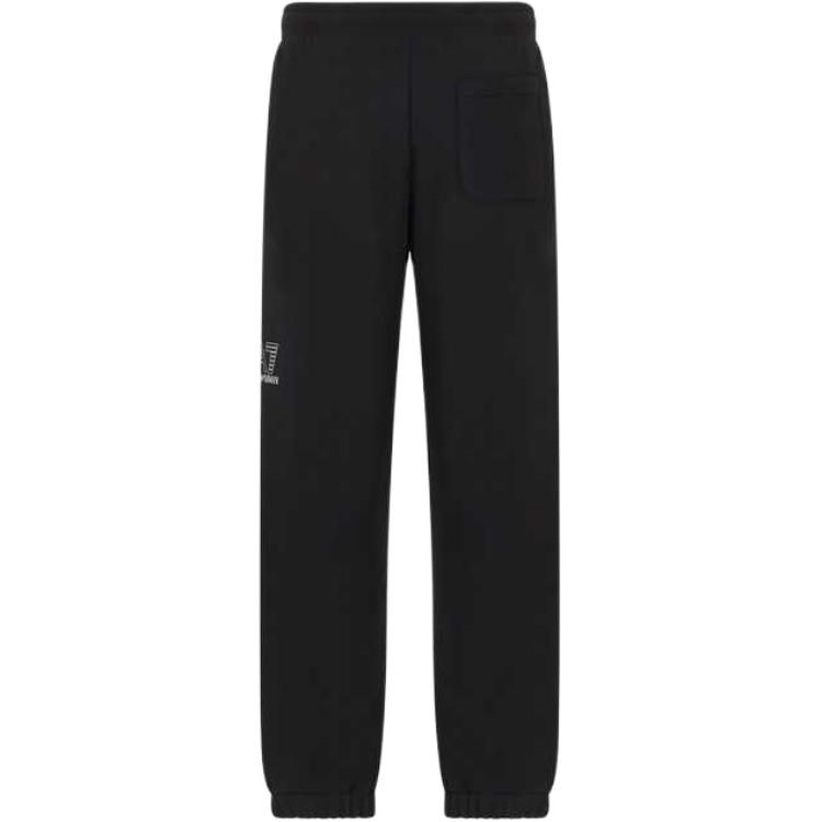 EMPORIO ARMANI EA7 FW24 Вязаные спортивные штаны Unisex Black — фото 4