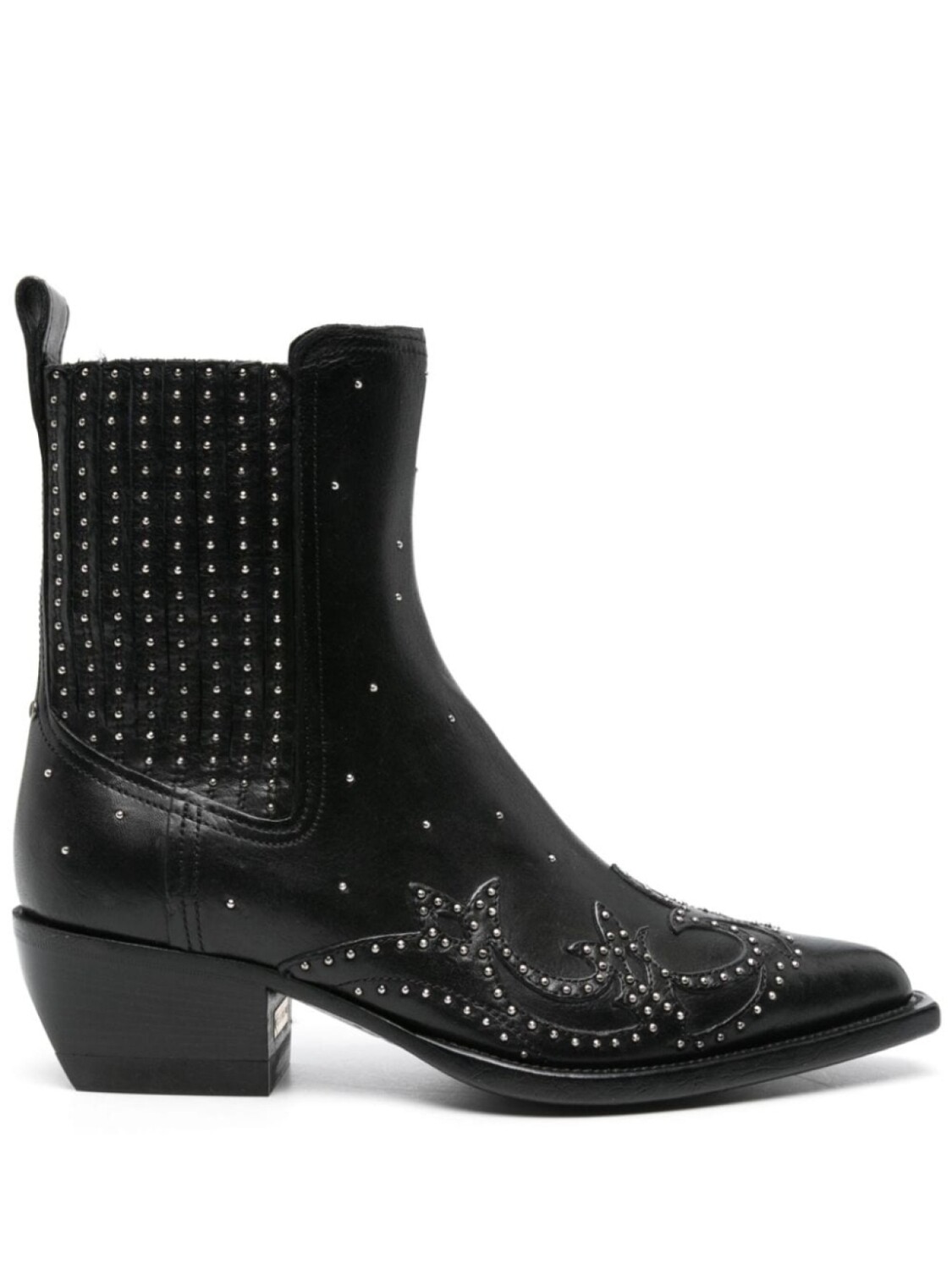 

Golden Goose сапоги с заклепками, черный