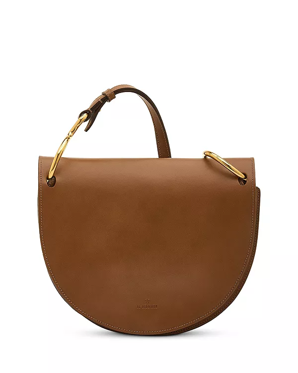 

Сумка через плечо Consuelo с латунным кольцом из кожи Il Bisonte, коричневый