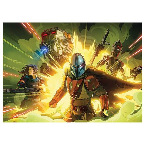 

Фреска Komar Mandalorian Fireteam, разноцветный
