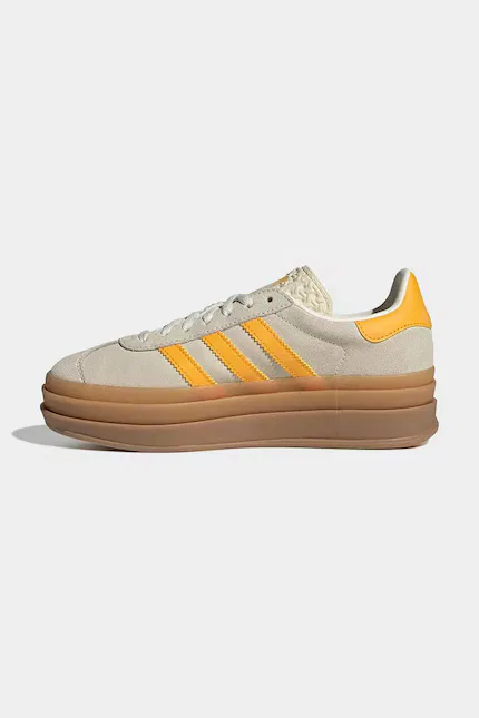 Кроссовки детские Gazelle Bold Adidas Originals, бежевый — фото 4
