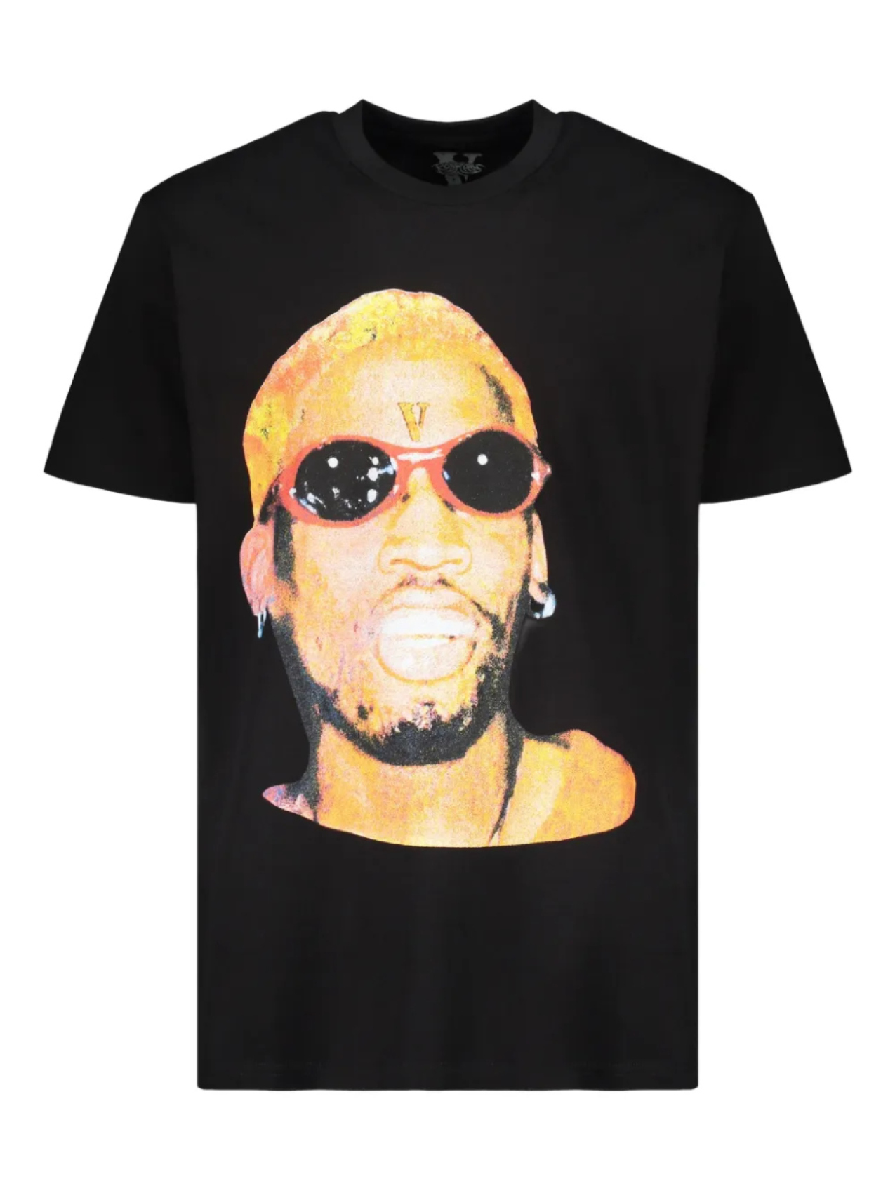 

Футболка с аэрографией Vlone x Dennis Rodman, черный