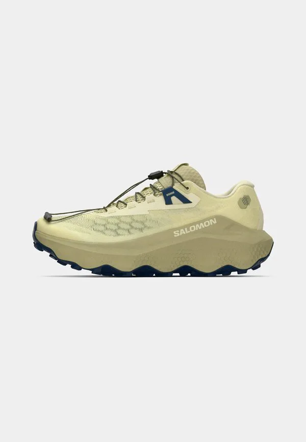 Кроссовки для трейлраннинга ultra glide 4 Salomon, Transparent Yellow/Bog/Gibraltar Sea — фото 2