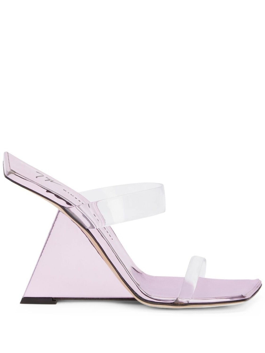 

Giuseppe Zanotti босоножки Florance Plexi 105, розовый