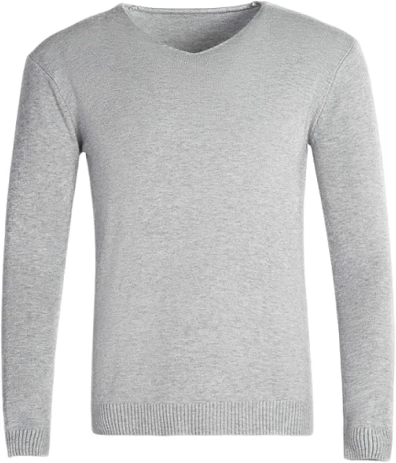 

Мужской легкий свитер с V-образным вырезом