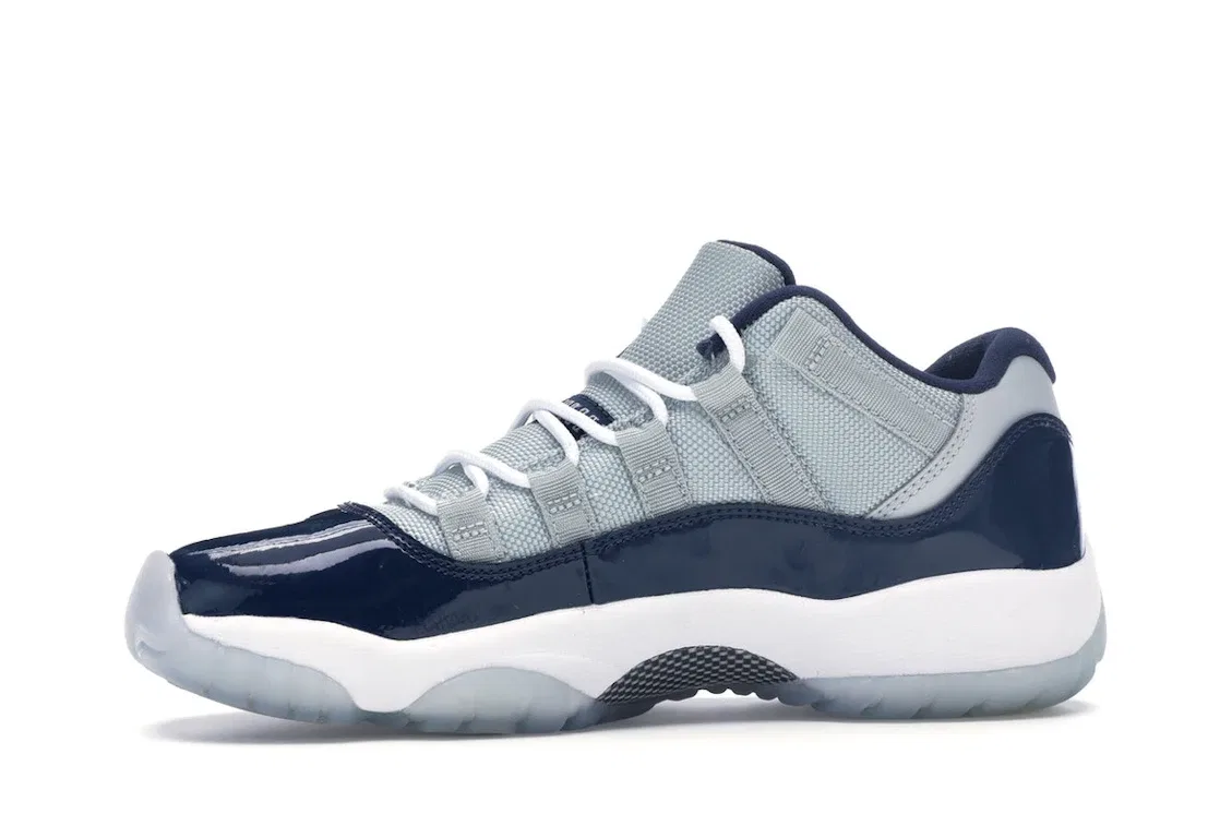 Детские кроссовки Lifestyle с низким верхом Jordan 11 Retro Low Georgetown, Grey Mist/White-Midnight Navy — фото 3