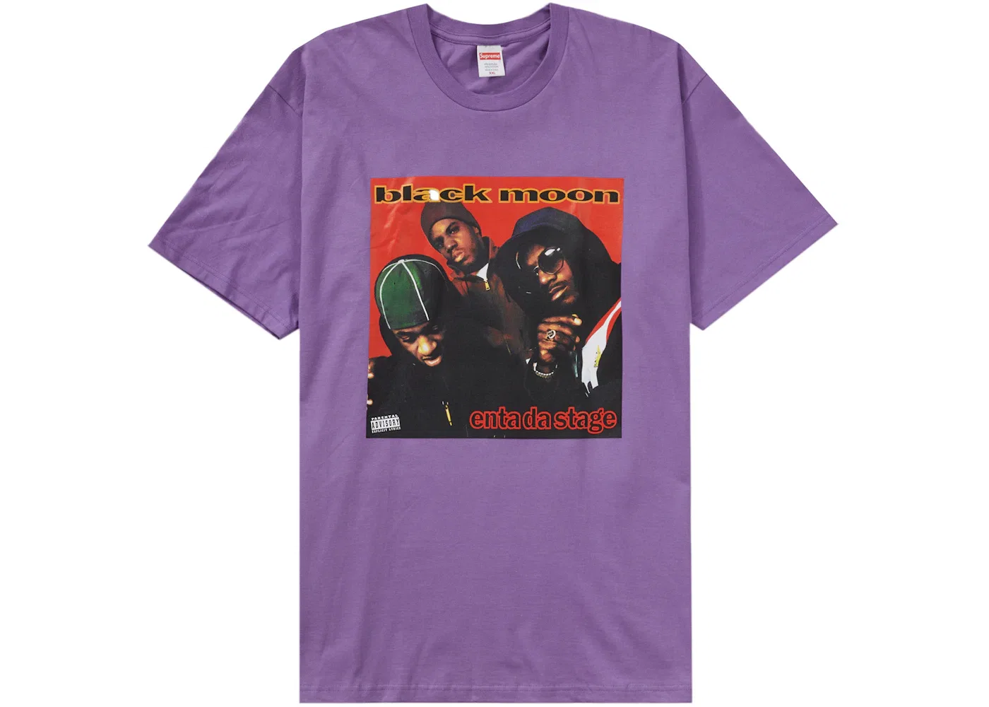 Мужская футболка с принтом Supreme Enta Da Stage Tee, Purple