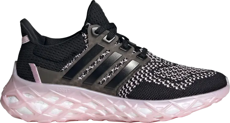 

Кроссовки Adidas UltraBoost Web DNA 'Black Clear Pink', черный