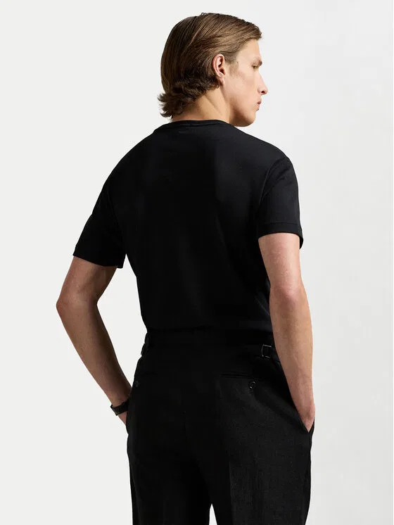 Футболка slim fit Polo Ralph Lauren, черный — фото 3