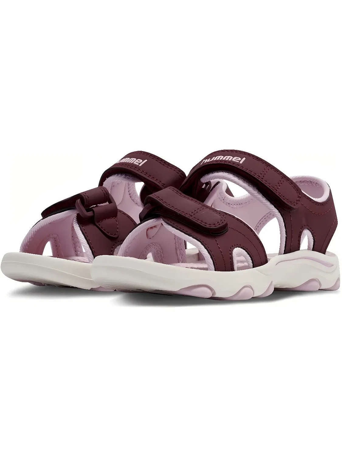 Сандалии детские с фигурным ремешком Sandal Wave Jr Hummel, фиолетовый — фото 2