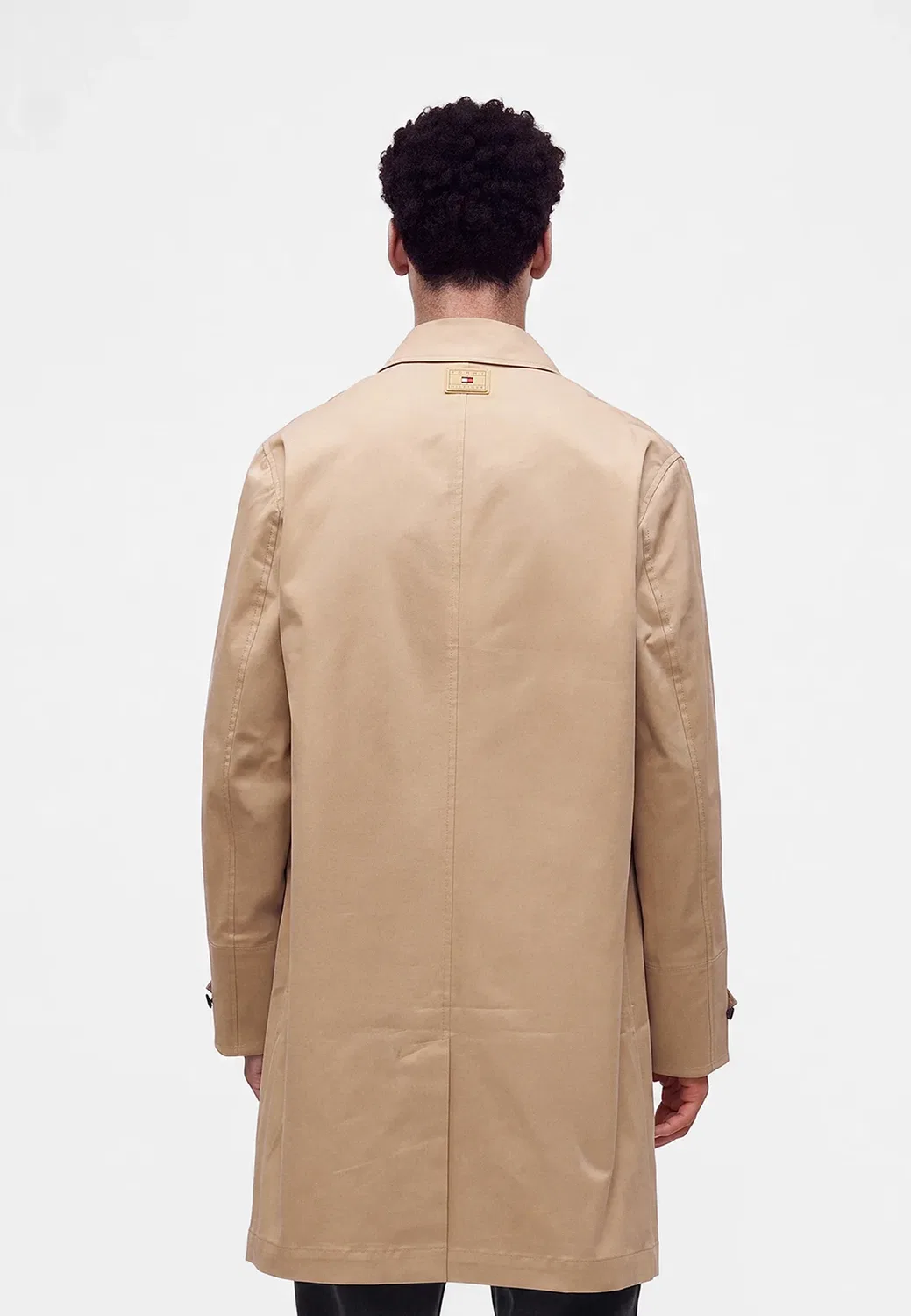 Неподшитое автомобильное пальто - тренчкот Tommy Hilfiger, Batique Khaki — фото 3