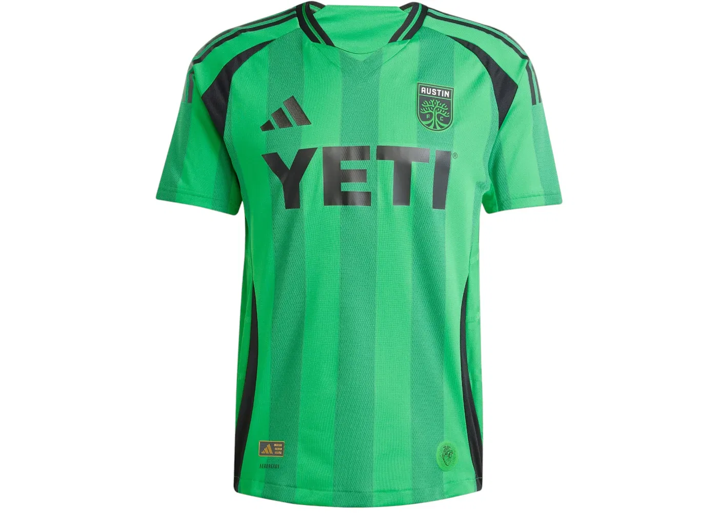 Мужская футбольная джерси с длинным рукавом Adidas, Real Green