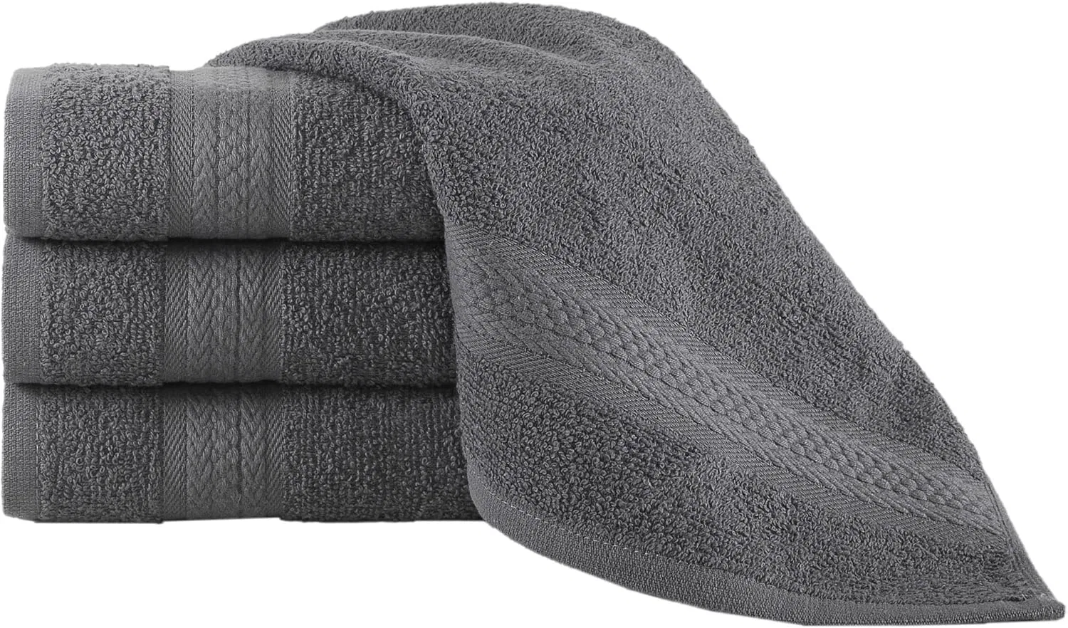 Махровое полотенце для лица 33x33 см, 4 шт., REGAL RUBY, Cool Grey