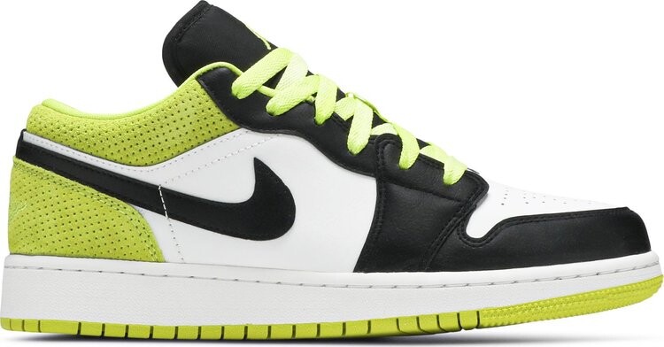 

Кроссовки Air Jordan 1 Low SE GS Black Cyber, черный, Черный;желтый, Кроссовки Air Jordan 1 Low SE GS Black Cyber, черный