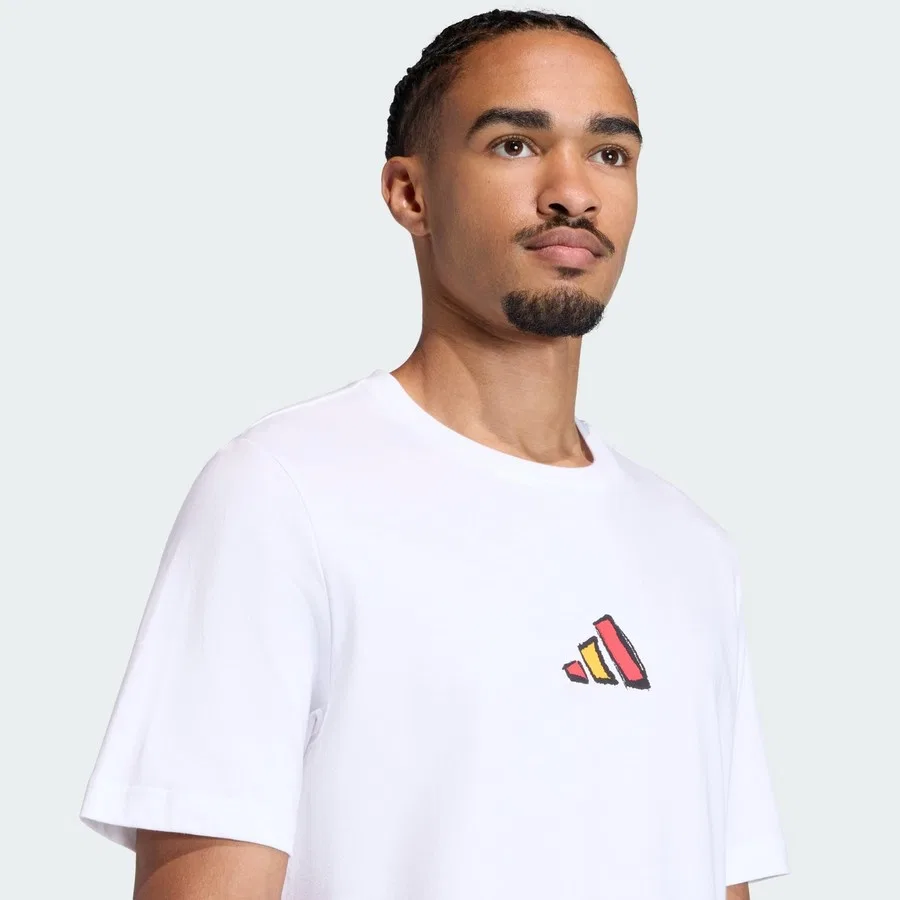 Футболка с принтом Tango Graphic adidas Performance, Белый — фото 4