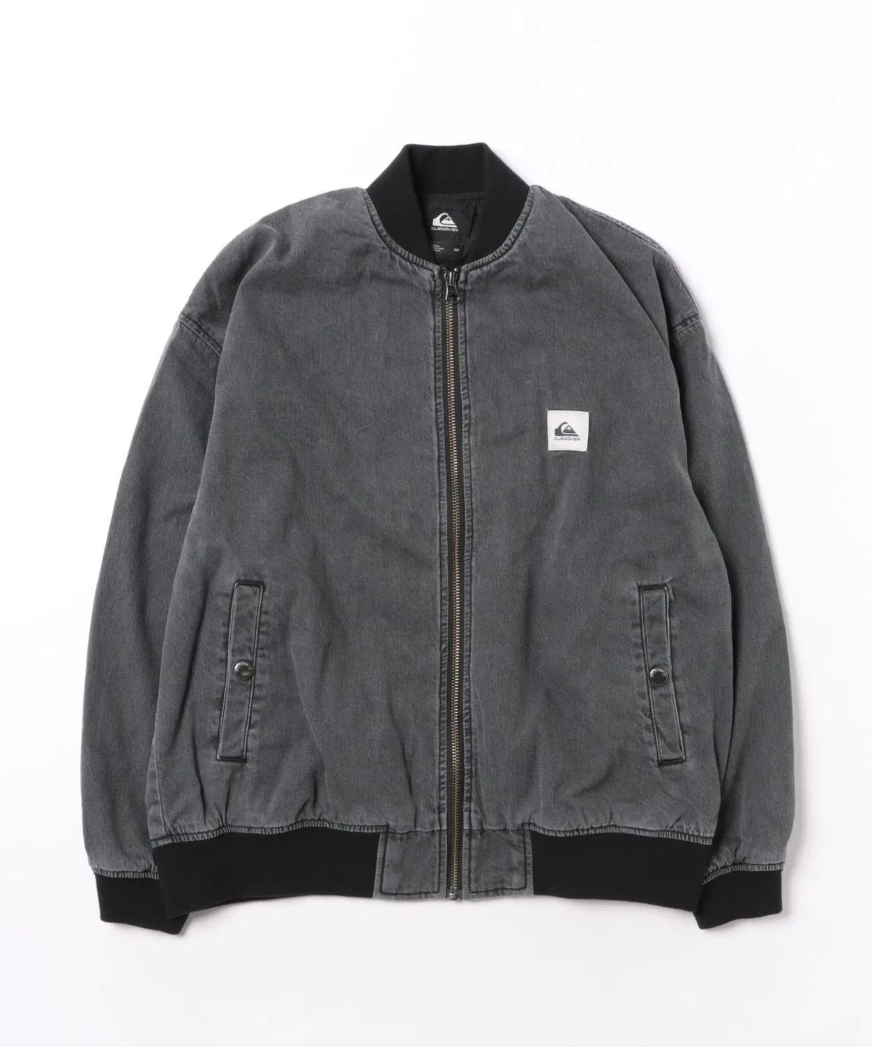 Детская куртка-блузон с джинсовой отделкой, свободного кроя Quiksilver, Grey — фото 4