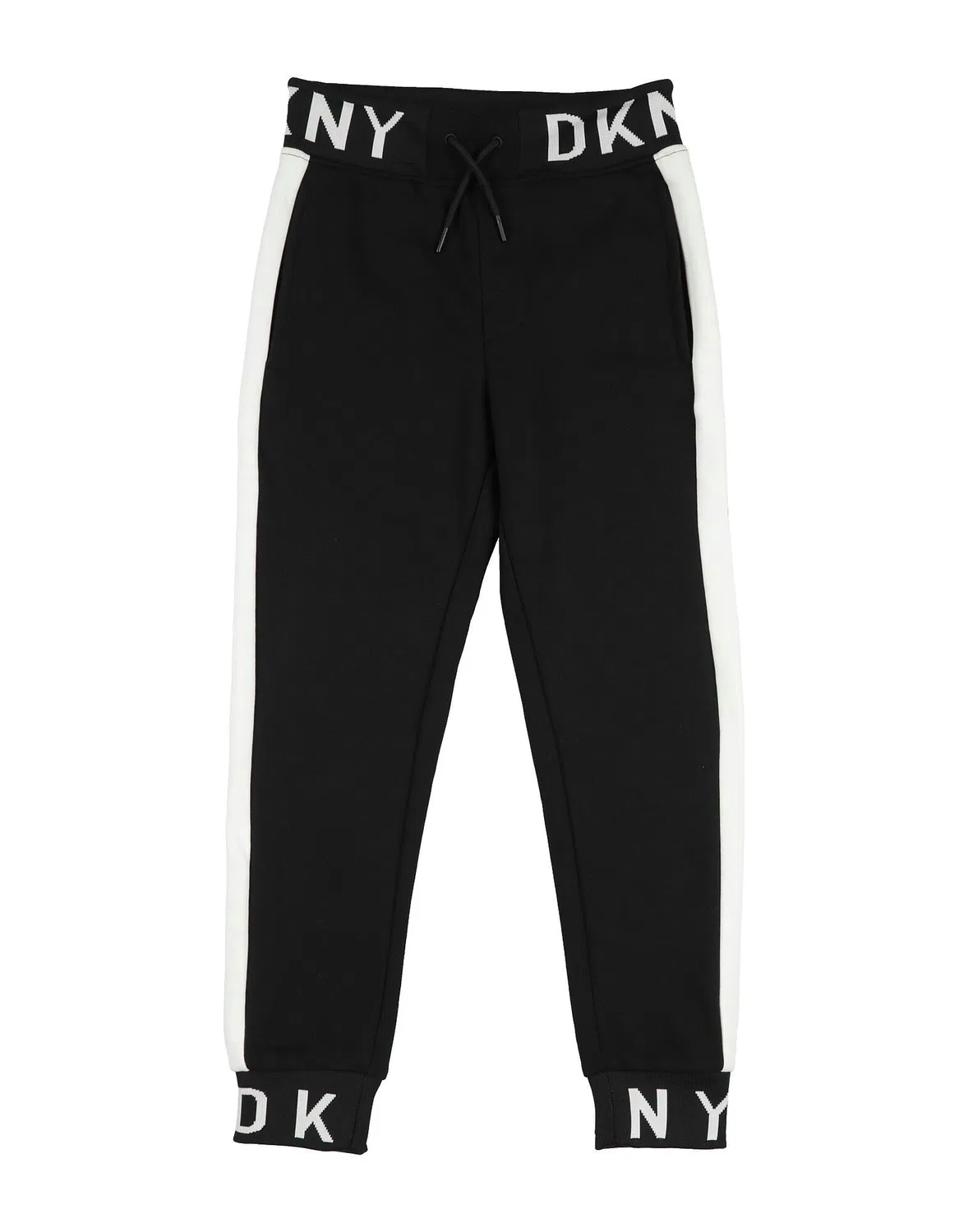 Подростковые спортивные штаны для мальчиков с логотипом Donna Karan, черный
