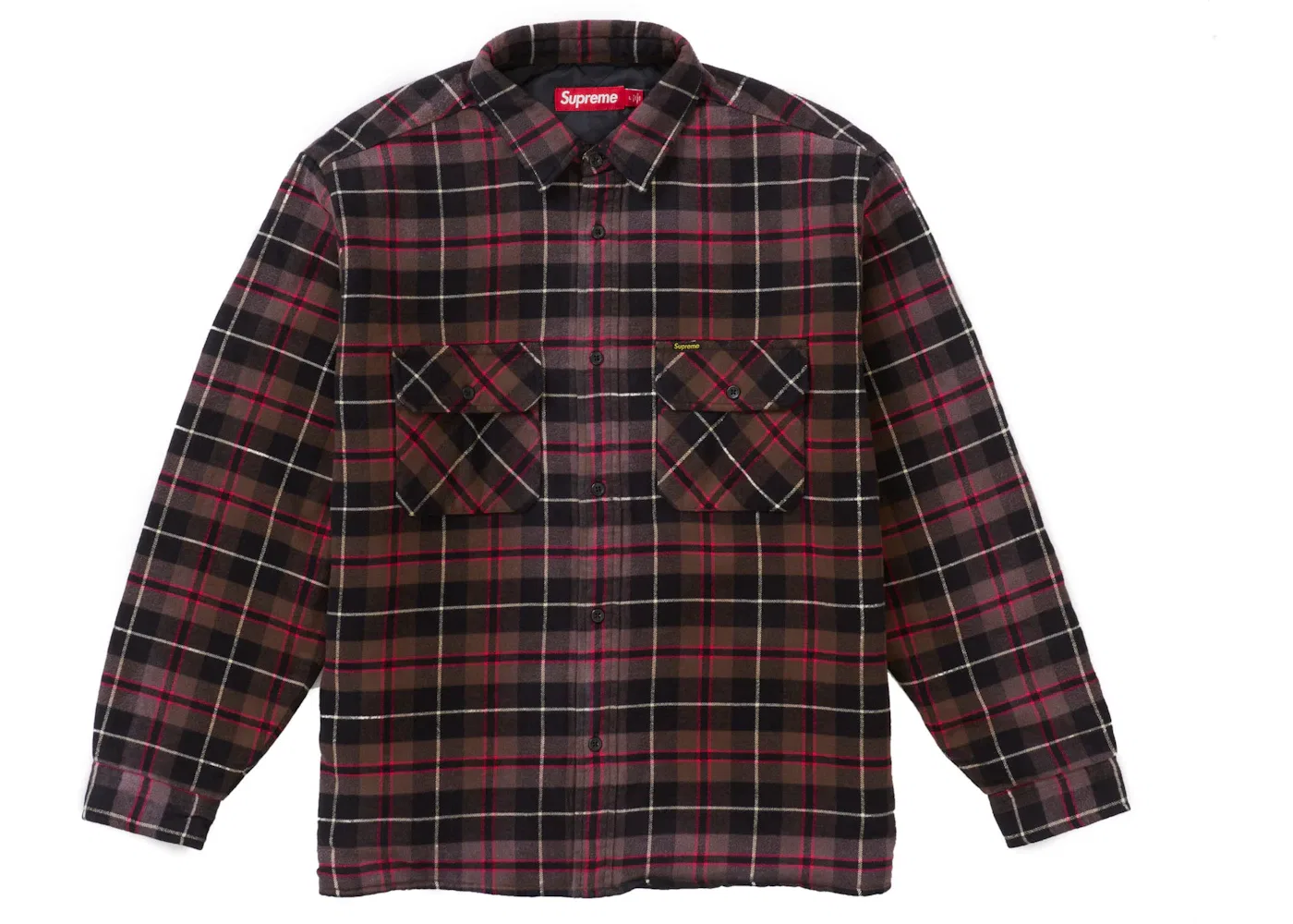 Мужская стеганая рубашка с принтом Shirt Supreme, Grey