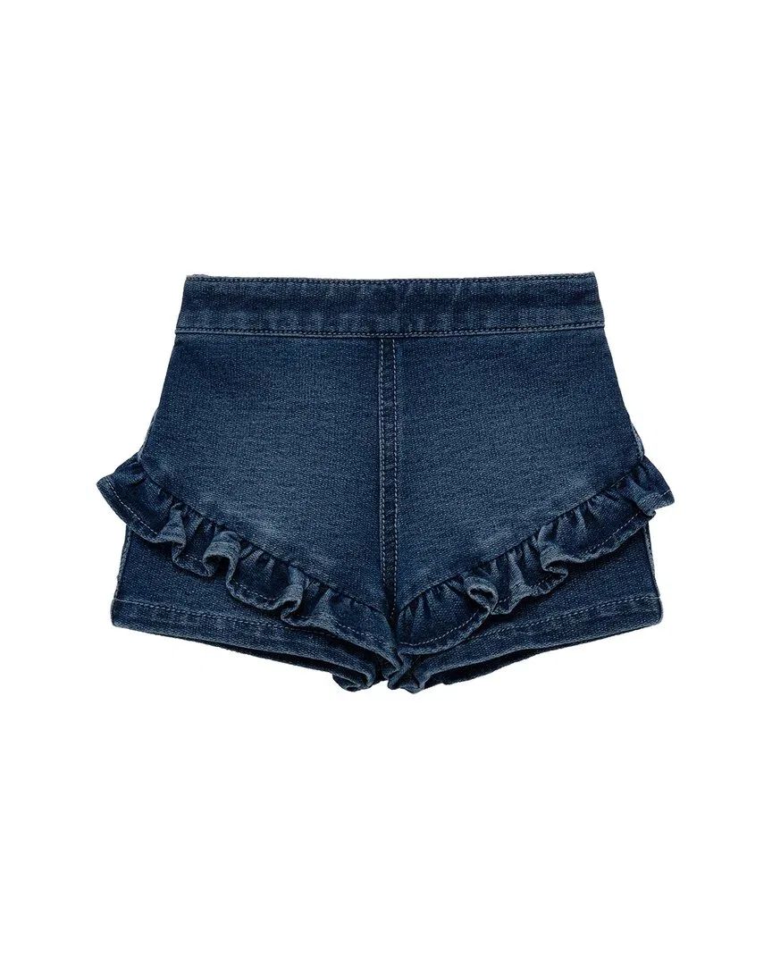 Детские шорты с оборками Knit Denim Habitual, коричневый