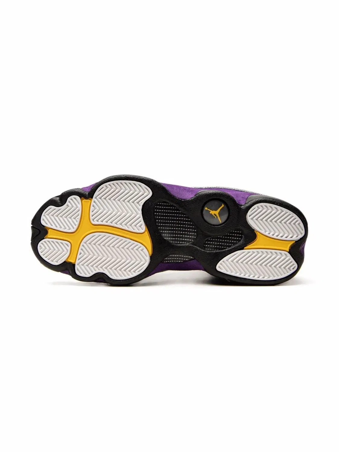 Кроссовки Air Jordan 13 "Лейкерс", белый — фото 2