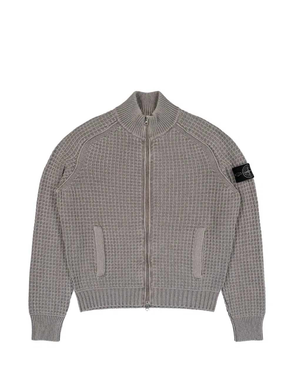 Свитер на молнии 5100034 Stone Island, серый