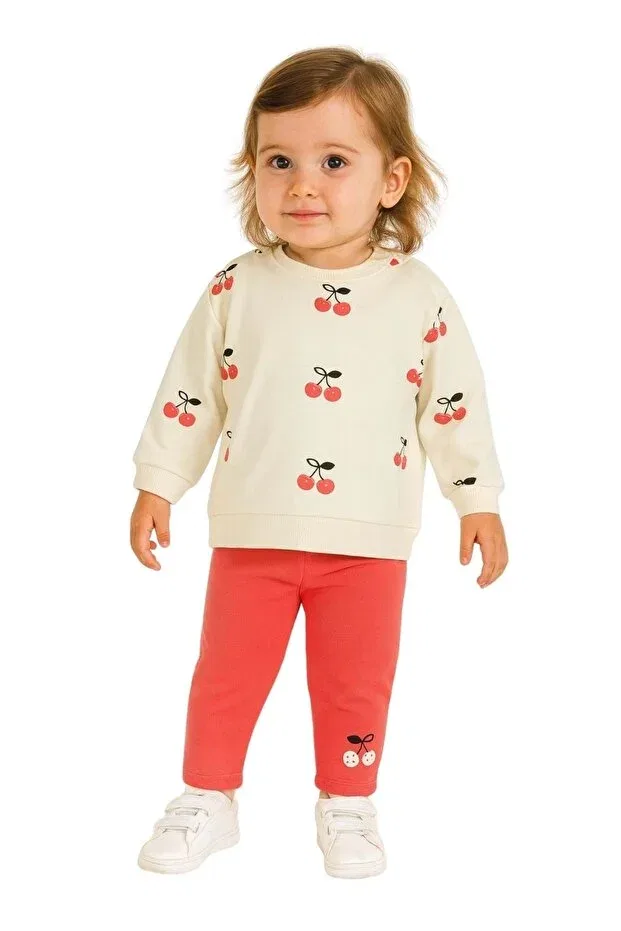 Детский комплект для девочек с принтом Ww Waka Waka Kids Store, Nude Color