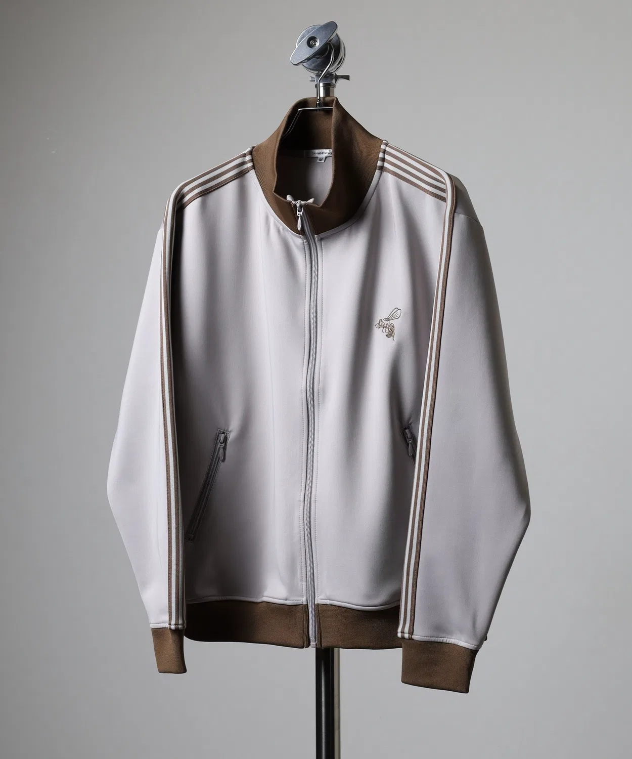 Детское джерси без рукавов с принтом Ribbed color scheme line tracker SUGGESTION, Beige