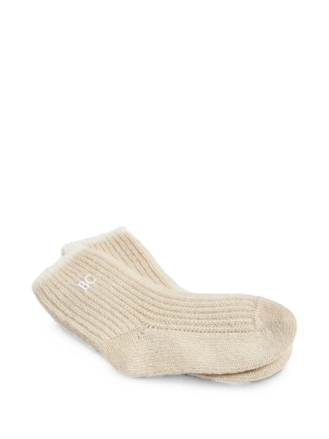 Кашемировая шапка бини Bernie (набор из трех) Brunello Cucinelli Kids, нейтральные цвета — фото 3