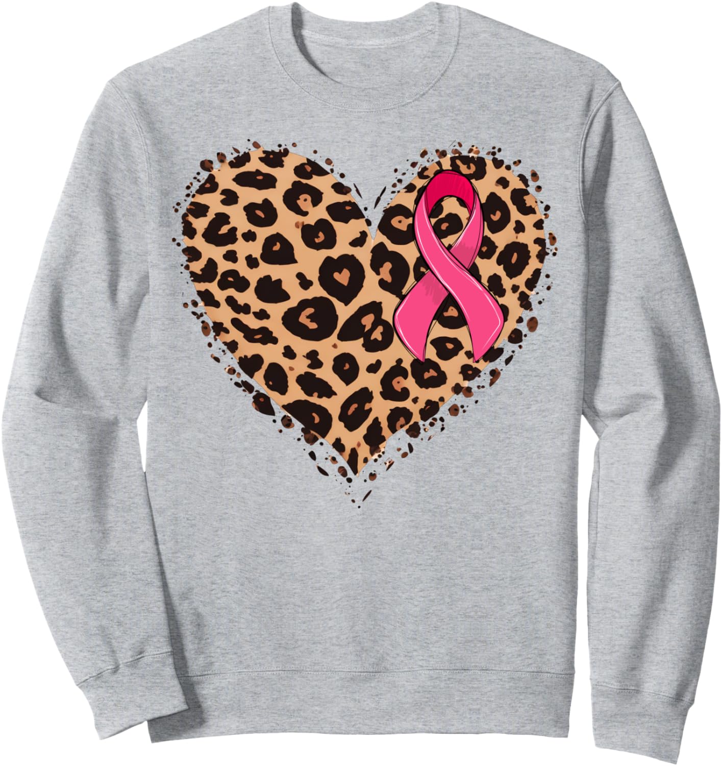 

Толстовка с розовой лентой в поддержку борьбы с раком груди, с принтом гепарда и леопарда в виде сердца Cheetah Leopard Heart Breast Cancer Pink Ribbon,, Розовый, Толстовка с розовой лентой в поддержку борьбы с раком груди, с принтом гепарда и леопарда в 