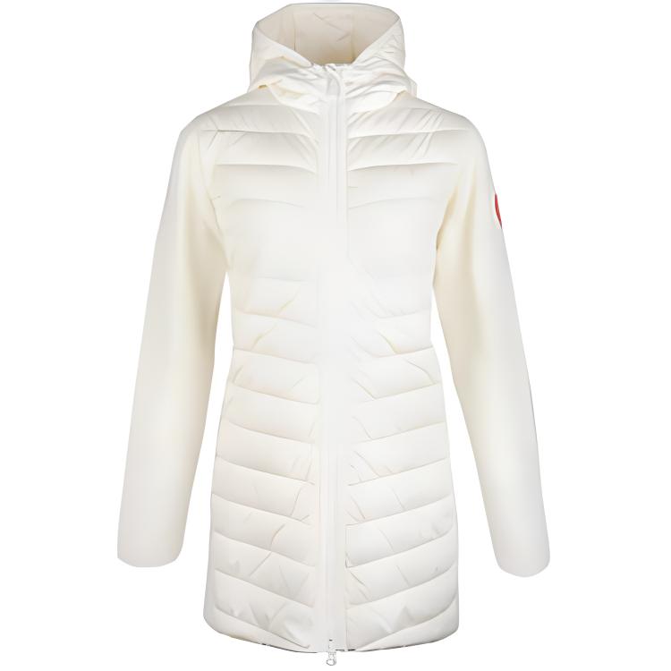 

Canada Goose Гибридная вязаная куртка с капюшоном, White