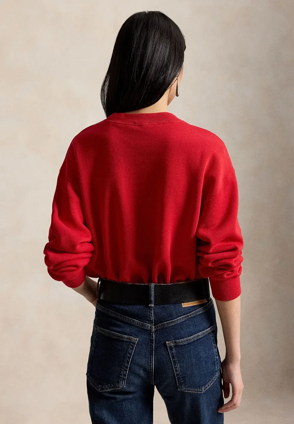 Свитшот с круглым вырезом Polo Ralph Lauren, Very Red — фото 3