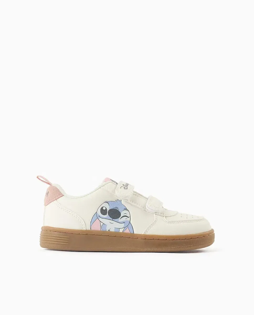 Детские кроссовки для девочек с принтом Stitch Zippy, Beige