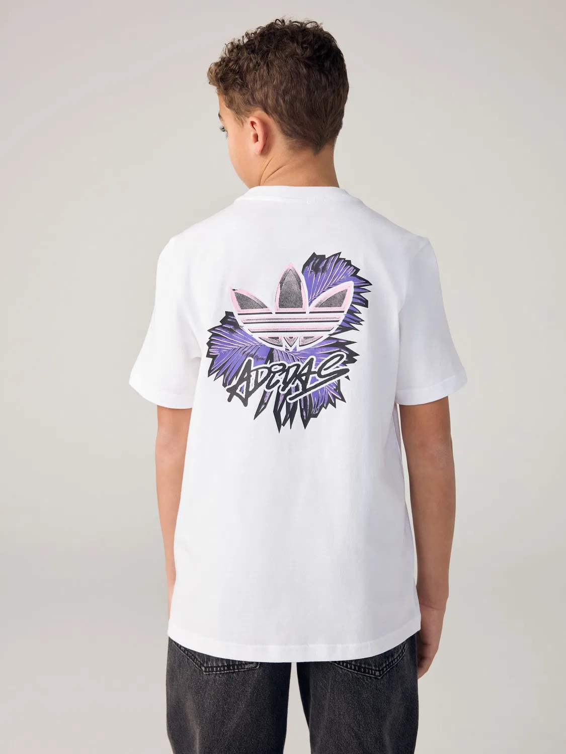 Футболка свободного кроя adidas Originals Loose Infill, белый — фото 3