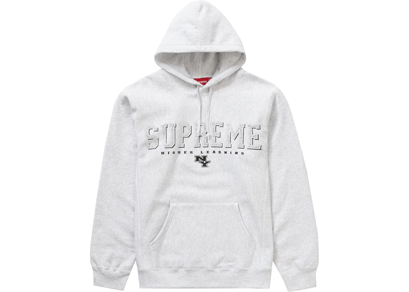 Мужской свитшот с капюшоном Ash Grey Supreme