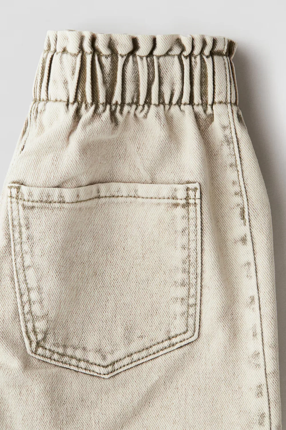 Свободные джинсовые шорты H&M, Blasses Denimgrün — фото 2