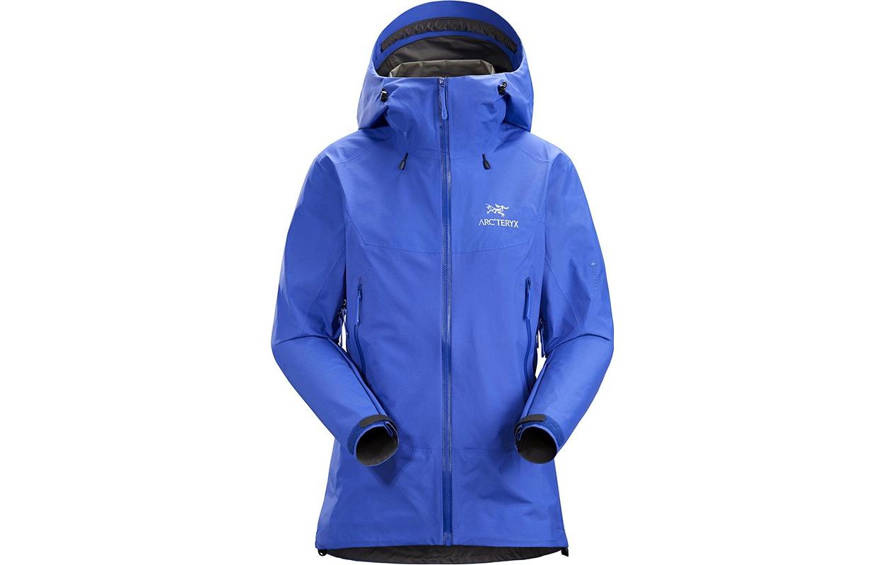 Arcteryx Ветровка женская водонепроницаемая и ветрозащитная, Cobalt Moon Blue/Cobalt Moon — фото 3