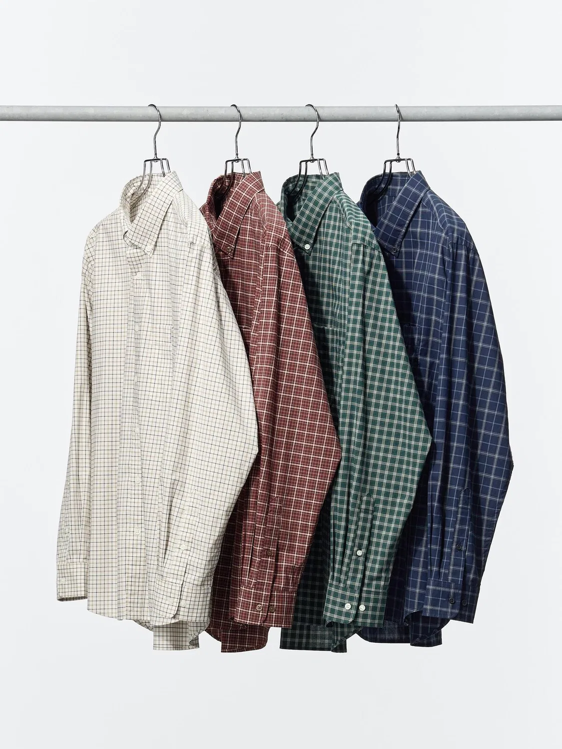 Рубашка Uniqlo, клетчатая, зеленый — фото 3
