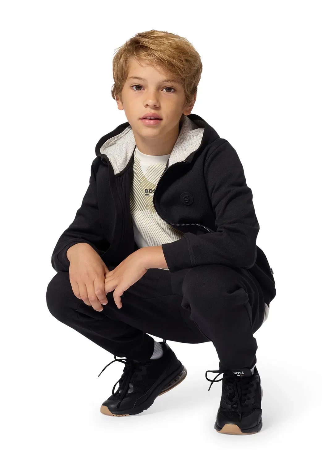 Детский/Подростковый кардиган Boss Kidswear, Black