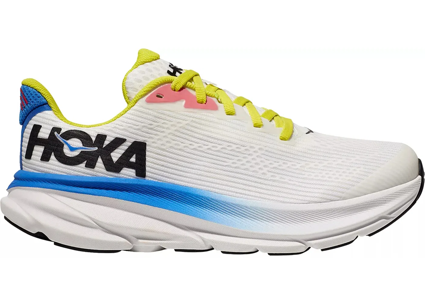 Детские кроссовки с амортизацией Hoka One One Clifton 9, Blanc De Blanc Virtual Blue