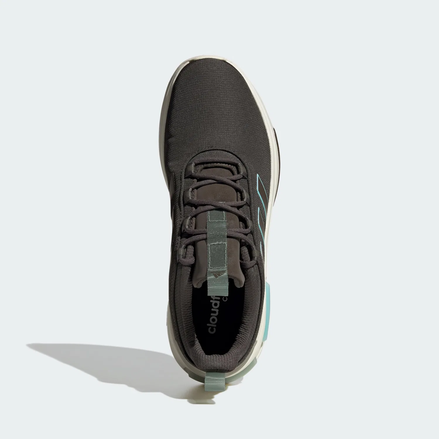 Детские кроссовки без шнурков Racer Tr23 Shoes Adidas, Shadow Olive Shadow Olive Flash Aqua — фото 3