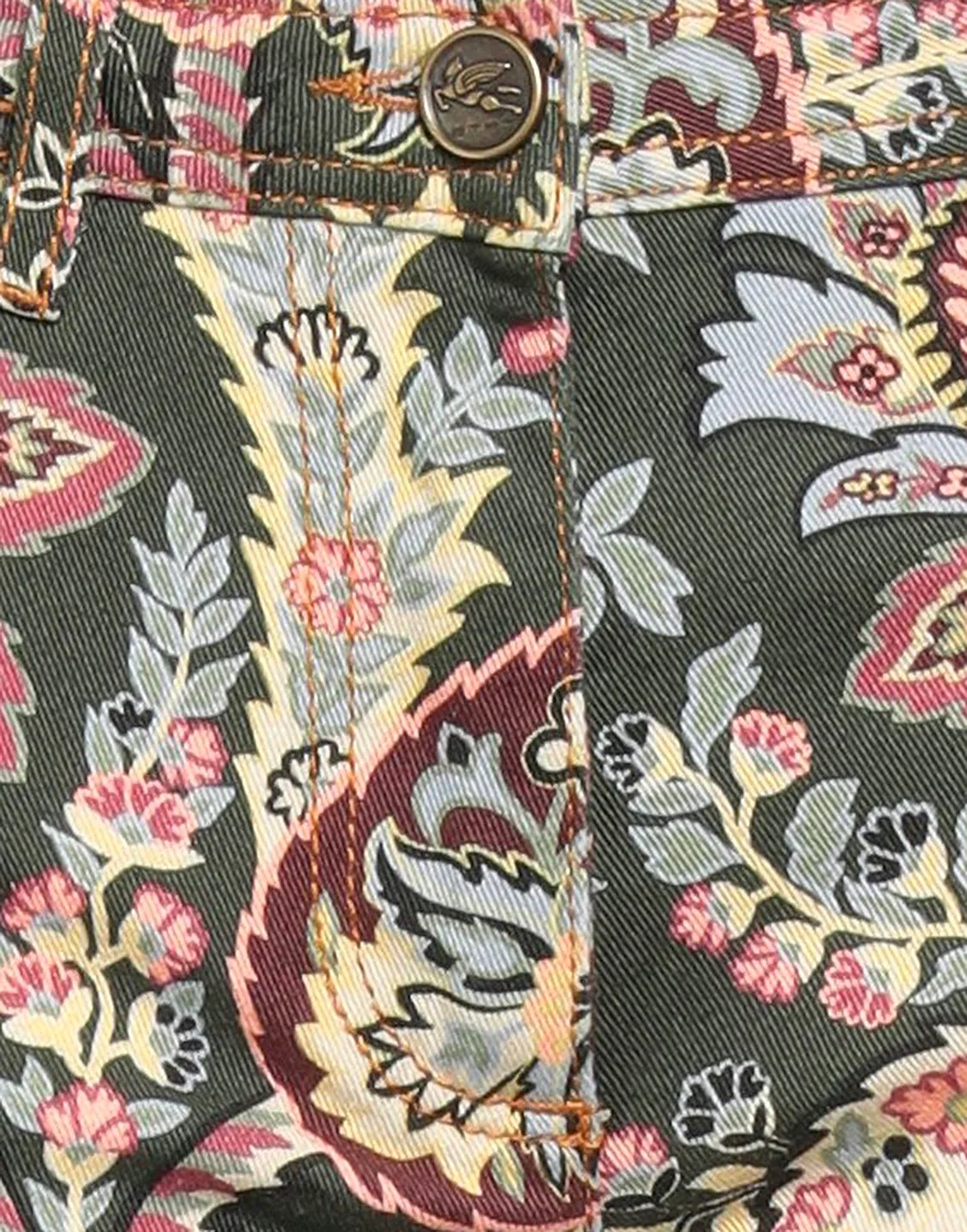 Женские джинсы-скинни stretch Green, Etro — фото 4