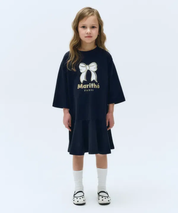 Комбинезон с коротким рукавом, 3/4, Marithé Kids, Navy