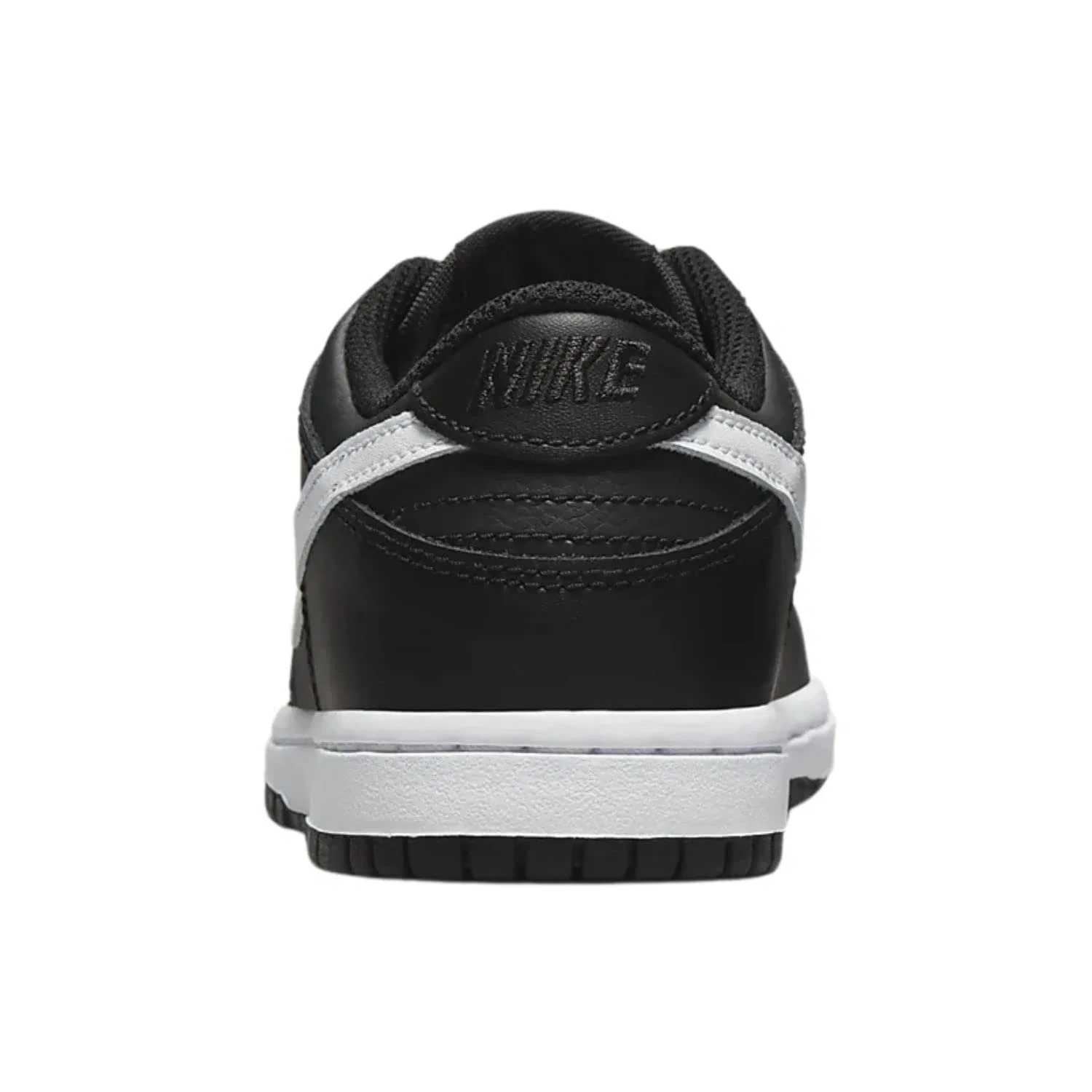 Детские кроссовки для мальчиков с принтом Dunk Low GS NIKE, Anthracite White Black — фото 4