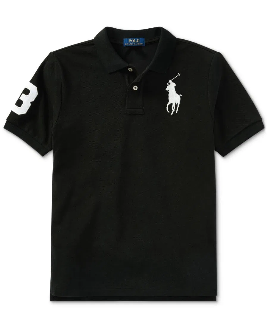 Комплект из поло и шорт Polo Ralph Lauren, Polo Black/White