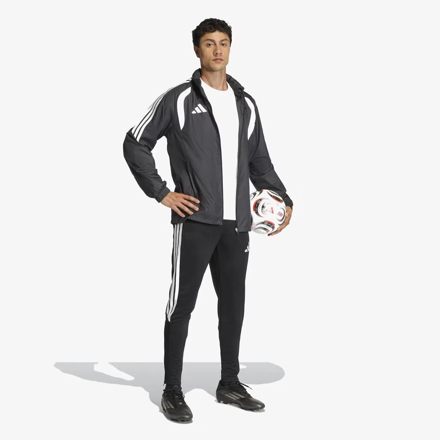 Ветровка с логотипом Tiro26 League Adidas, черный — фото 4