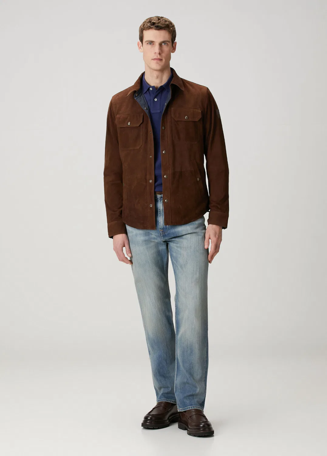 Двусторонняя замшевая куртка Polo Ralph Lauren, brown — фото 3