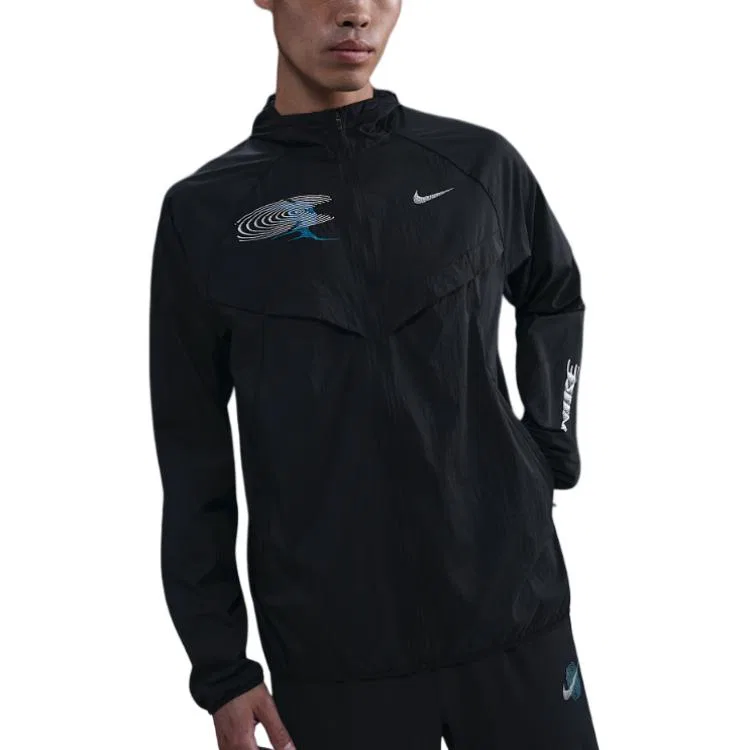 Мужская куртка с капюшоном Black/Black Nike