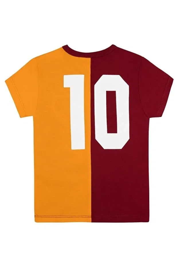 Детская футболка с принтом Galatasaray, Red - Yellow — фото 4