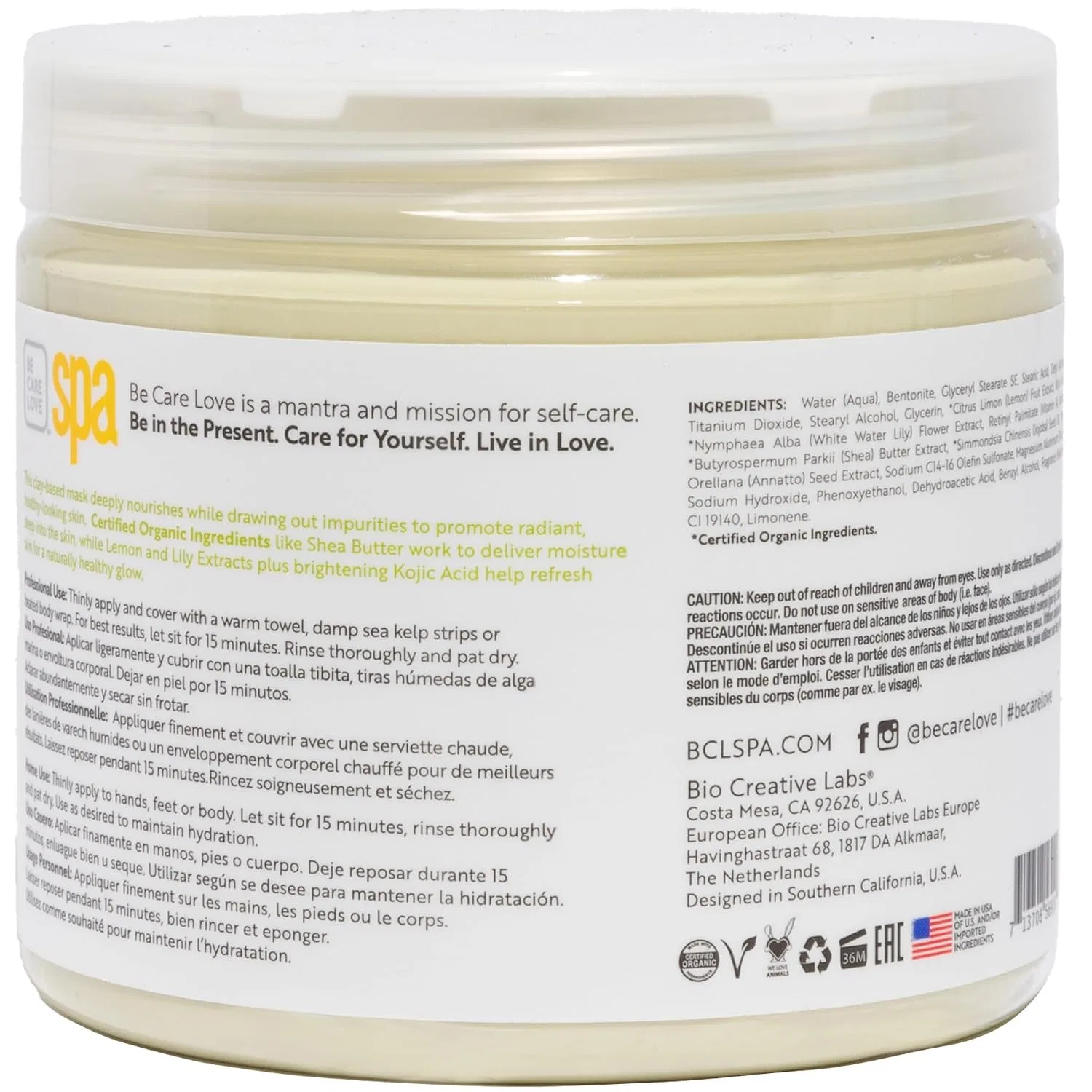 Маска для лица BCL SPA Moisture Mask Lemon+Lily, 473 мл — фото 2